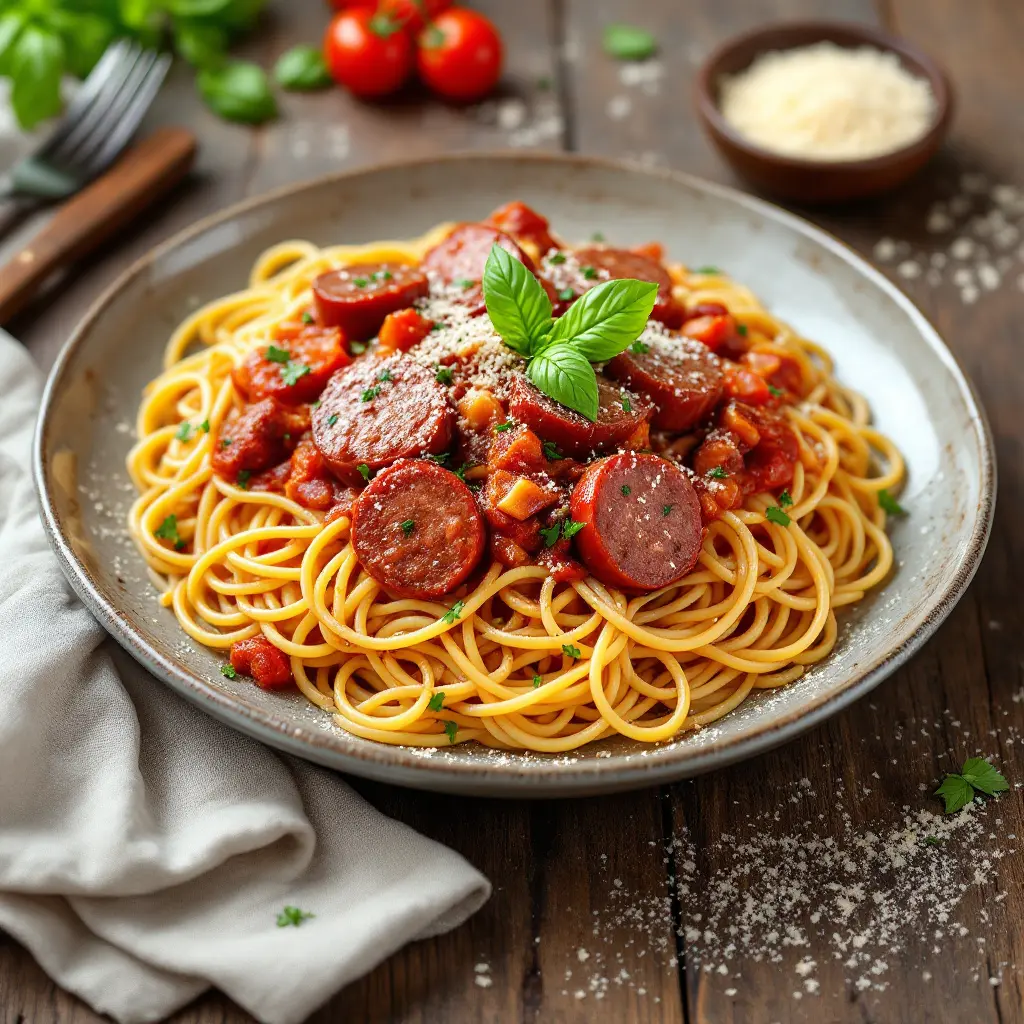 Beef Italian Sausage Dish