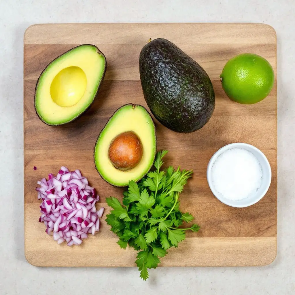 Ingredients for Guacamole