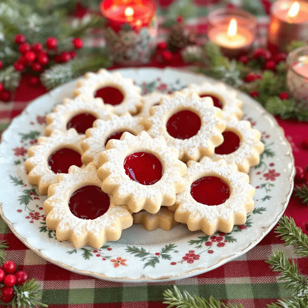 Linzer Augen (Linzer cookies)