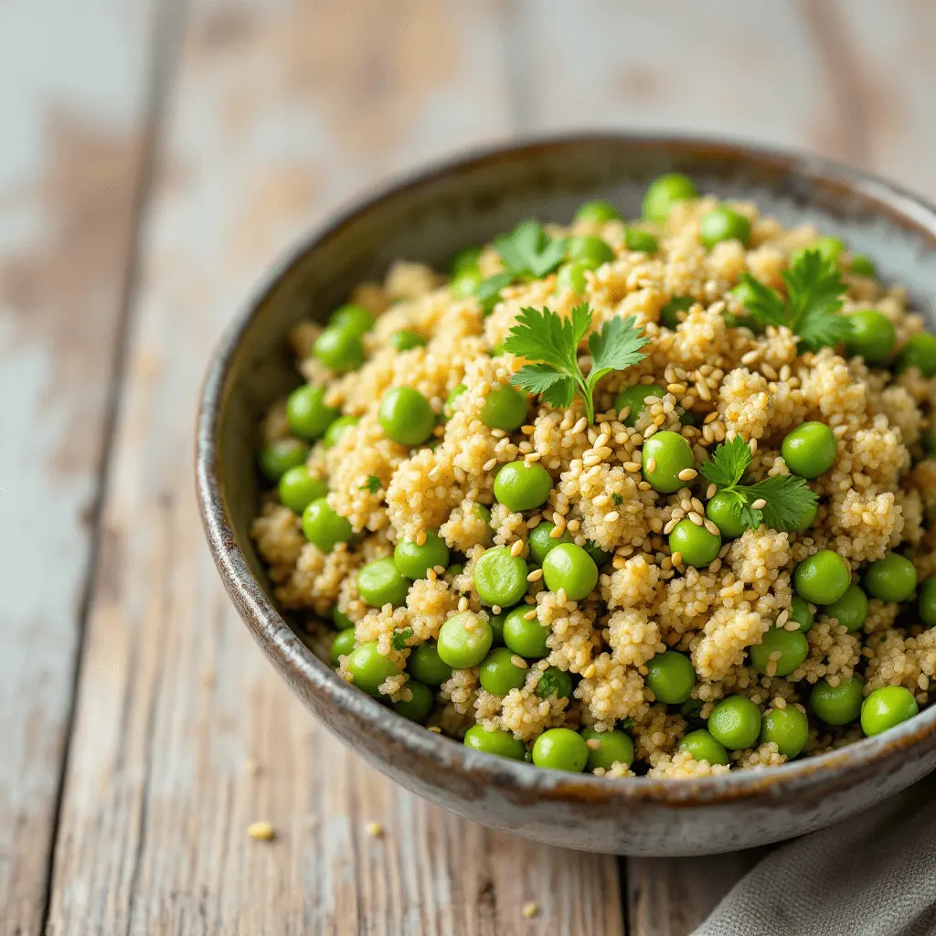 edamame and quinoa salad