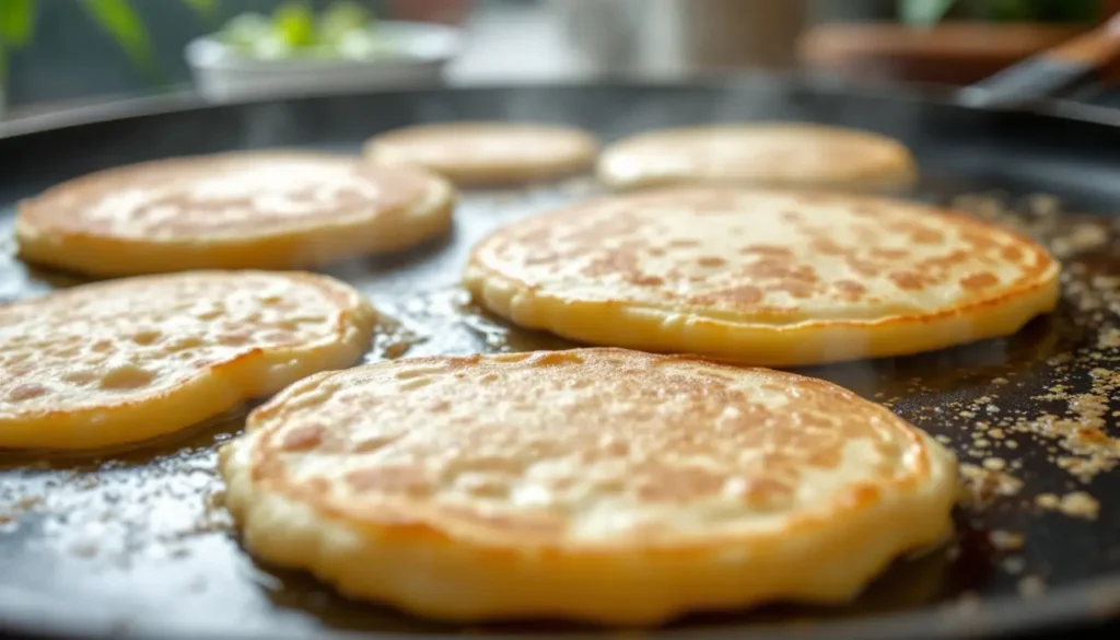 gluten-free pancakes cooking