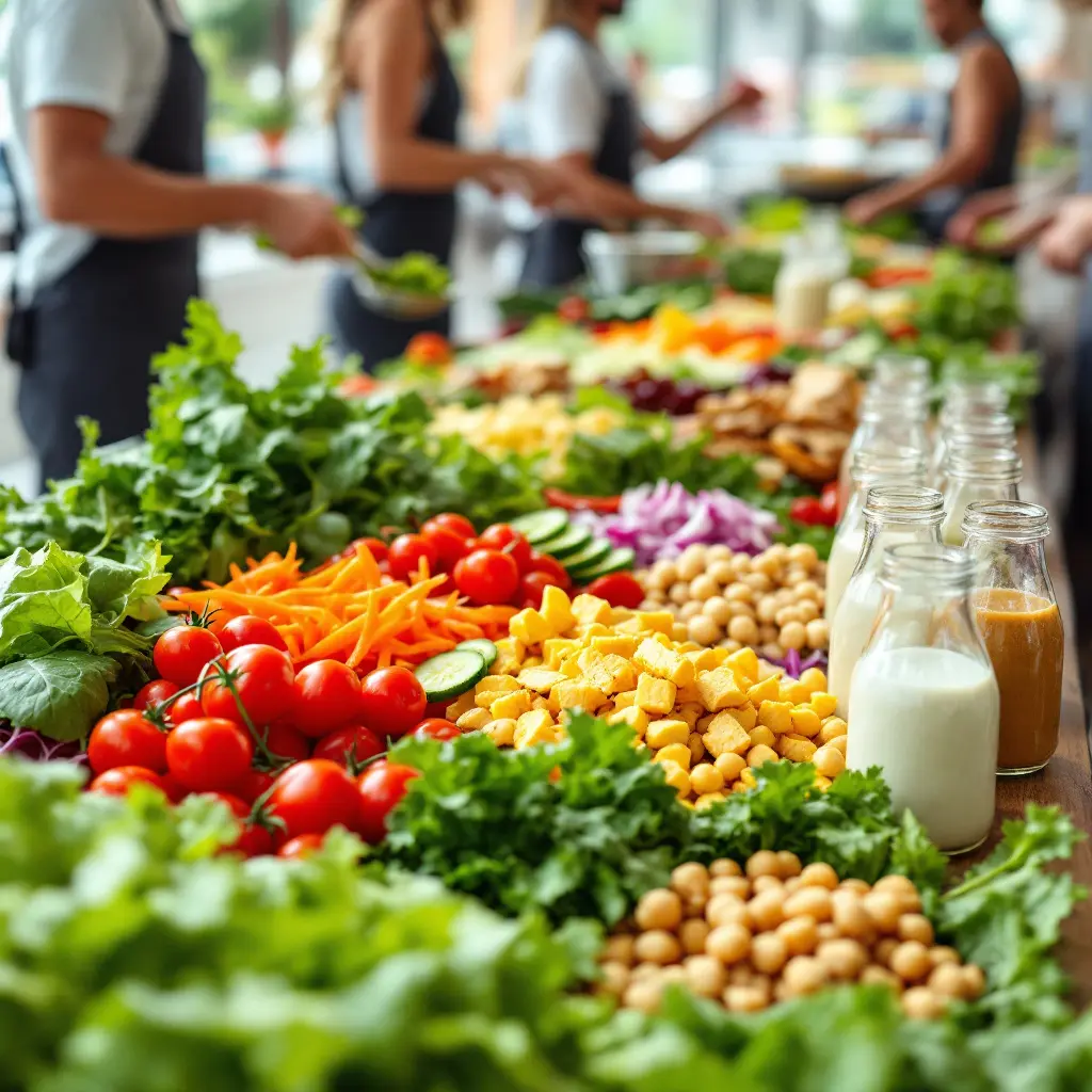 variety of fresh vegetables