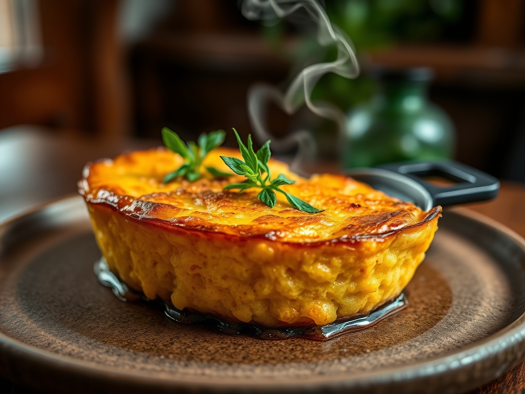 Skillet Cornbread Char