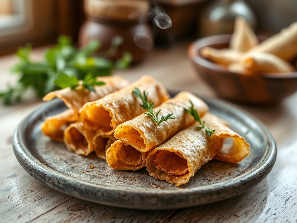 Hand Rolled Crackers