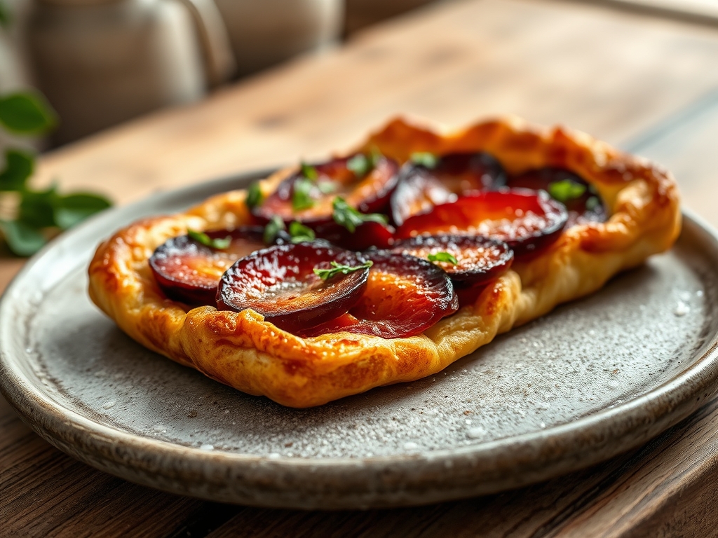 Plum Galette Surface