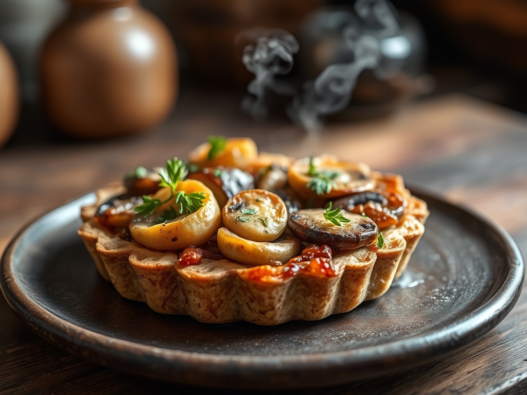 Rustic Mushroom Tart