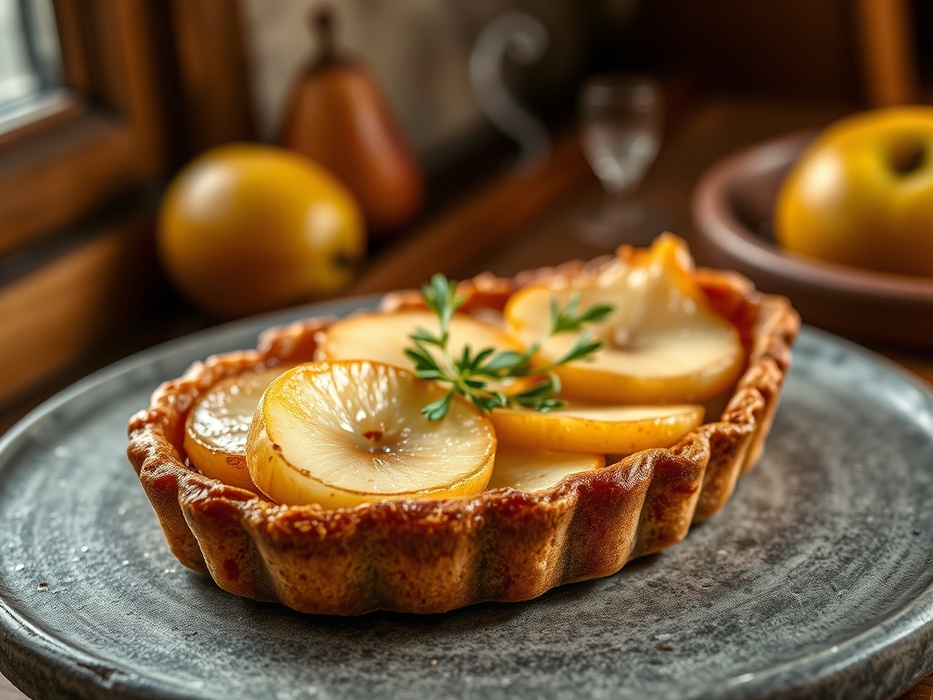 Rustic Pear Tart