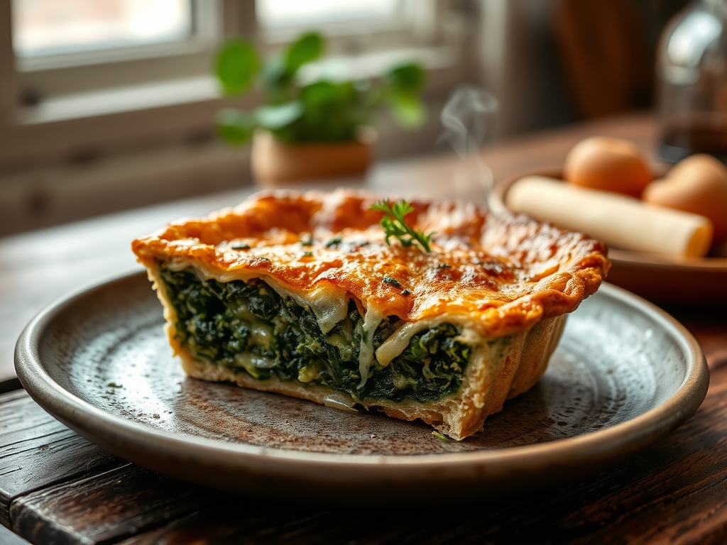Rustic Spinach Pie